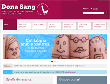 Tablet Screenshot of donasang.org